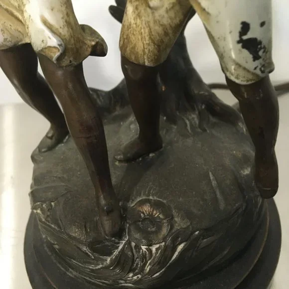 Copper and Brass Light Fixture - Picture 5 of 6